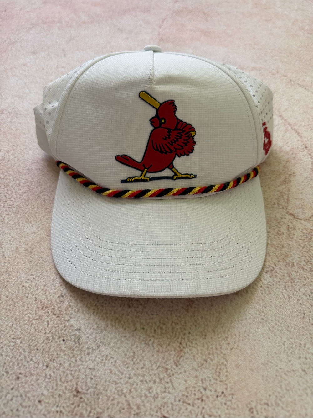 Mens White St Louis Cardinals SnapBack MLB Baseball Cap